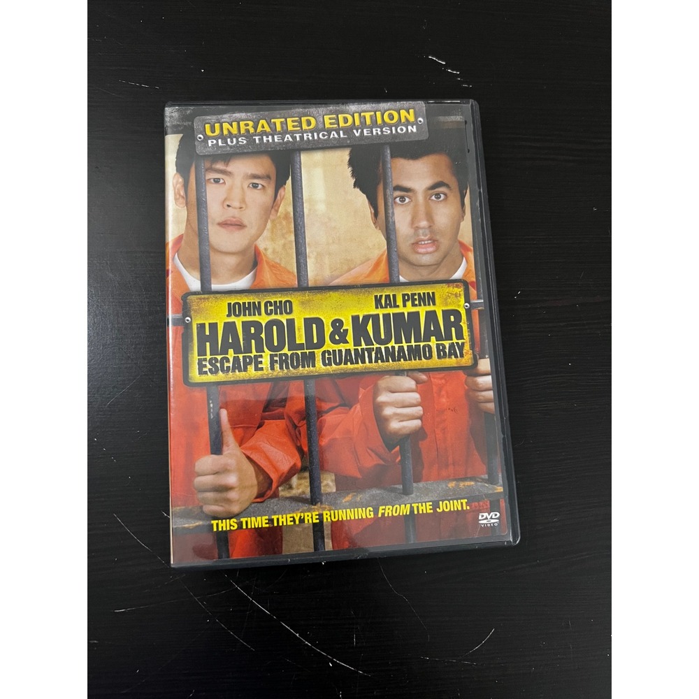 Harold & Kumar Escape from Guantanamo Bay DVD Unrated Edition John Cho Kal Penn